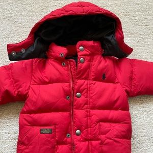 Polo by Ralph Lauren kids down jacket 12mo